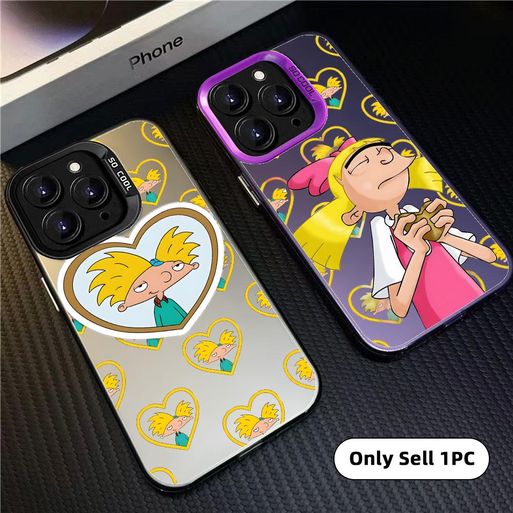 Matte Pc Case - Cartoon H-Hey Arnold! Phone Case Colorful