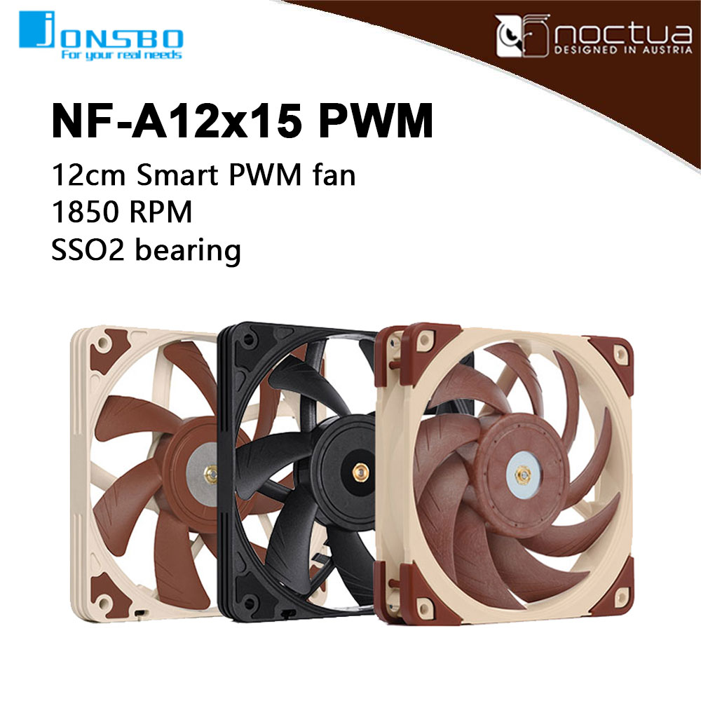 Noctua NF-A12x15 PWM Chromax.b - Case Fan Controller 评论和价格