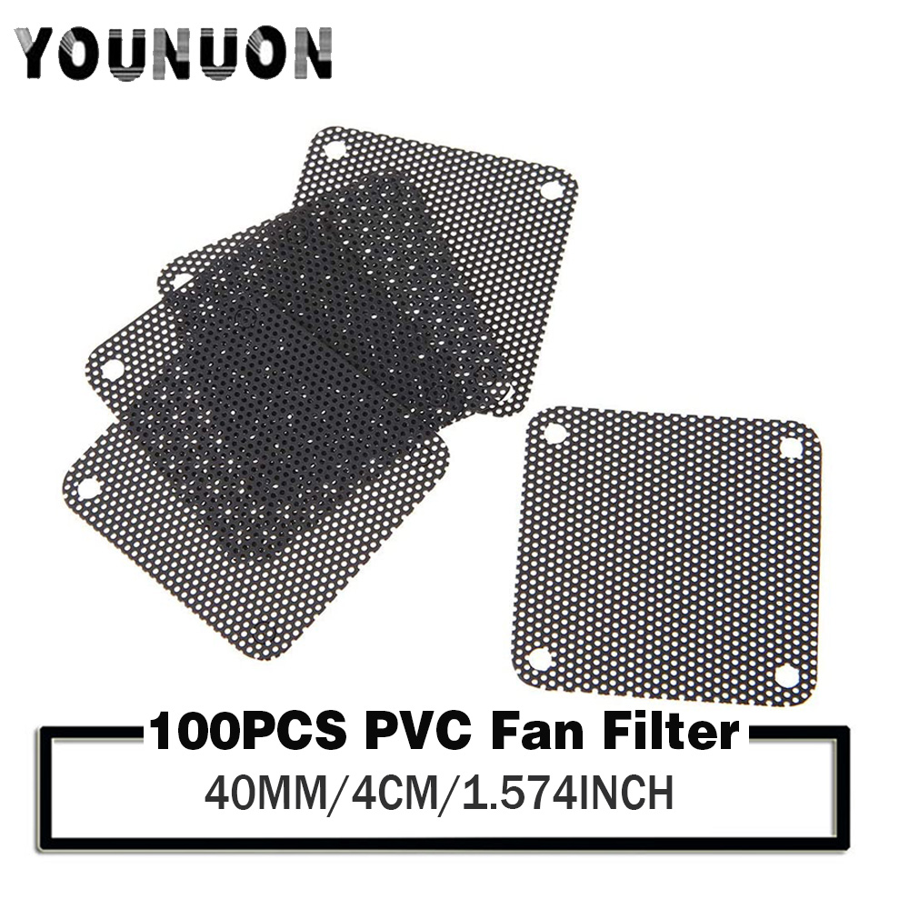 100Pcs YOUNUON 40mm Fan Filter - Dust Filter Pc 评论和价格