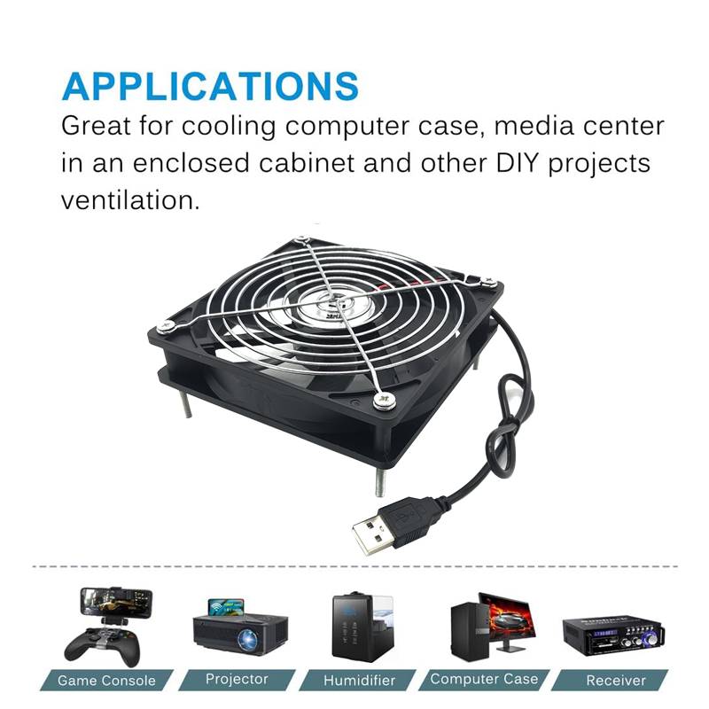 8/12cm 12V USB Powered Compute - Pc Chassis 评论和价格