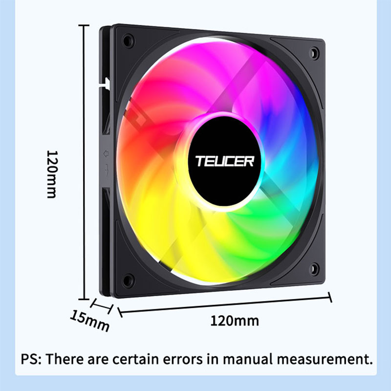 Teucer 120mm PC Case Fan FDB B - Pc Chassis 评论和价格