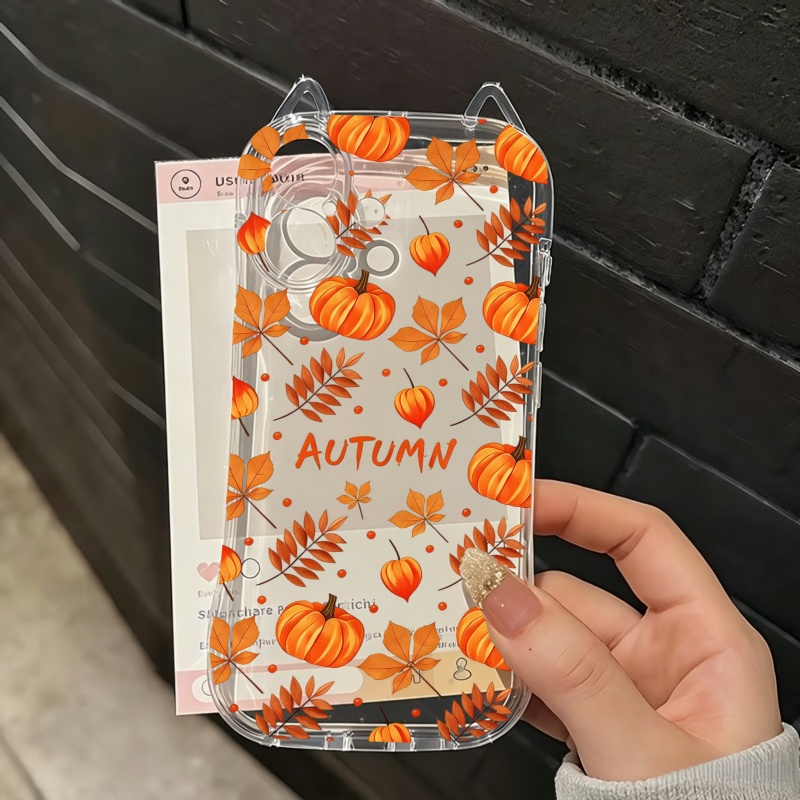 Autumn Pumpkin Falling Leaves  - Computer Case 评论和价格