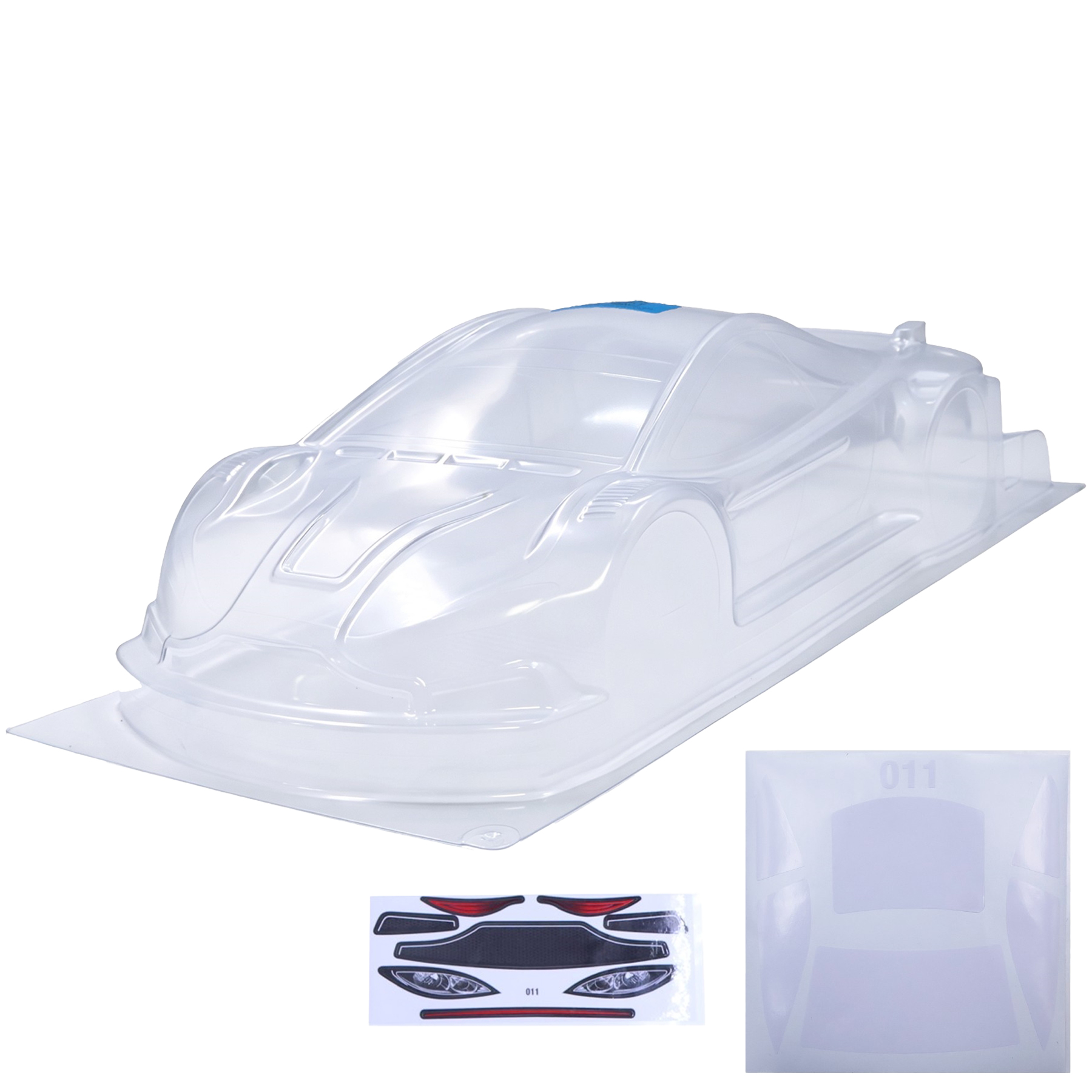 1/10 RC Unpainted On Road Clea - Pc Chassis 评论和价格