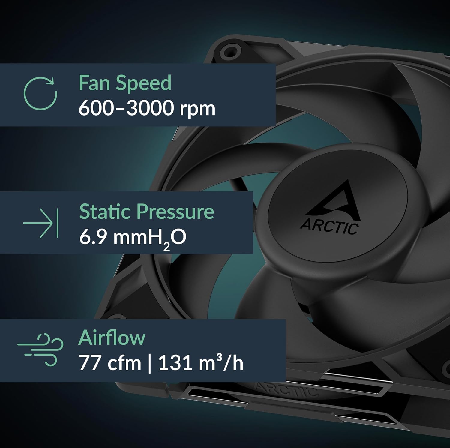 ARCTIC P12 Pro Computer Deskto - Case Fan Controller 评论和价格