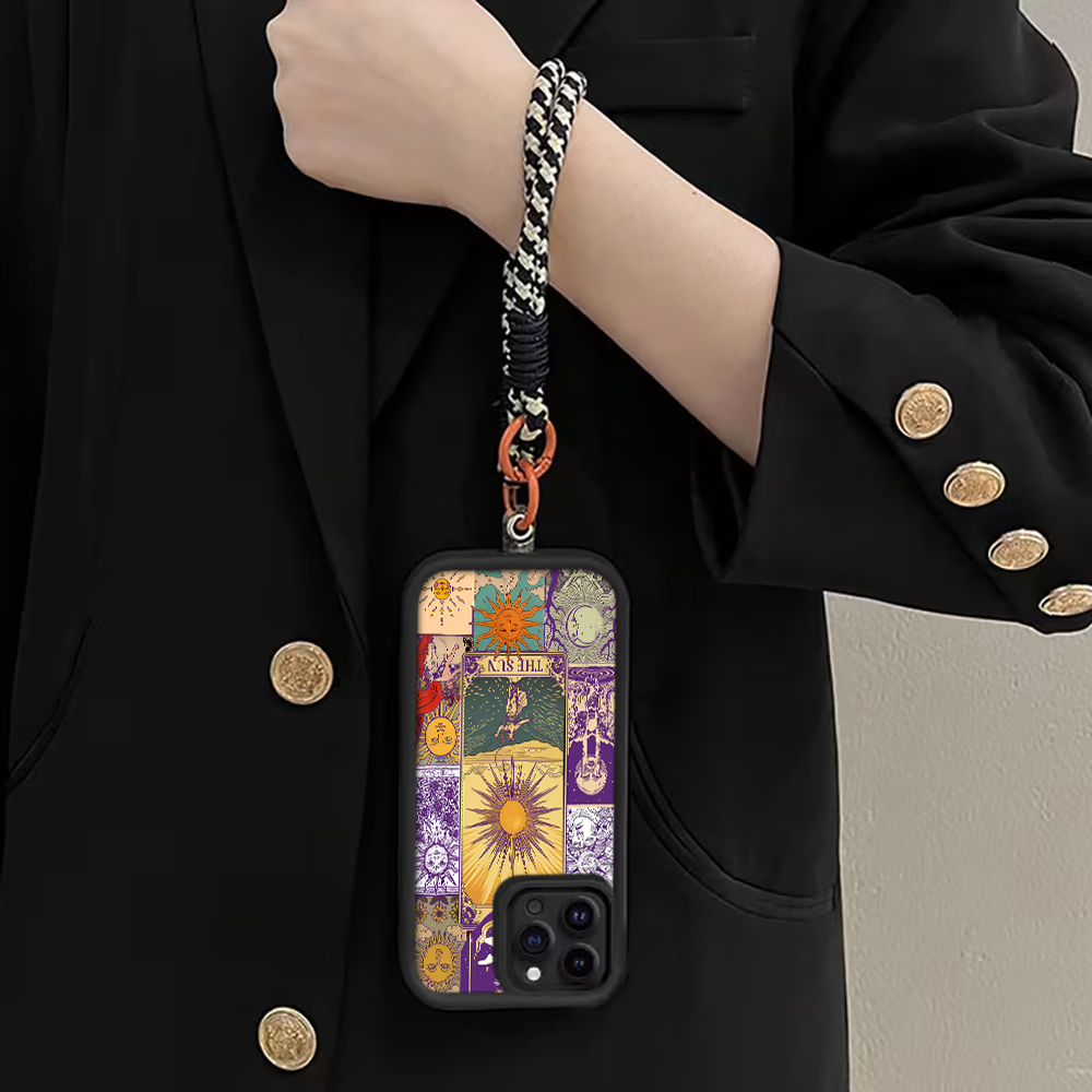 Vintage Sun Tarot Cards Strap  - Matte Pc Case 评论和价格